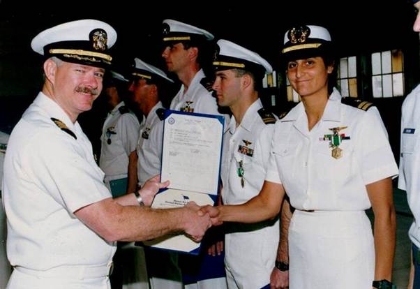Sunita Williams in US Navy.